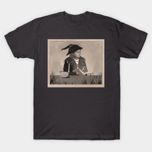 Witch Bookworm Old Photo T-Shirt